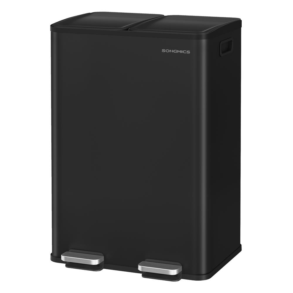 30L X 2 Trash Bin, Dual Pedal, Soft-Close, Stainless Steel, 15 Liners - product photo 08