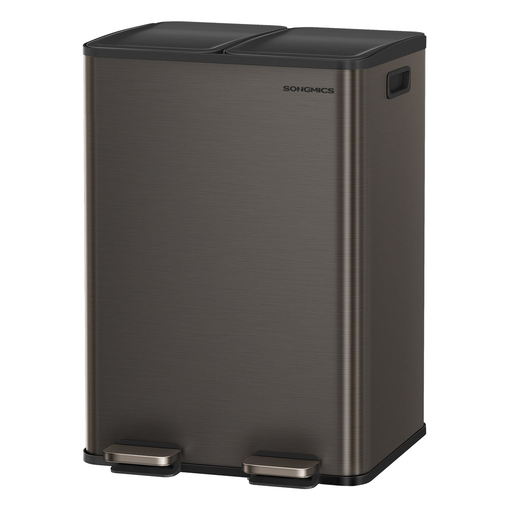30L X 2 Trash Bin, Dual Pedal, Soft-Close, Stainless Steel, 15 Liners - product photo 15