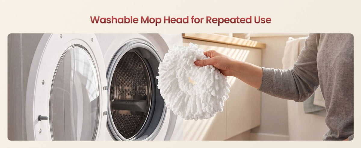360° Spin Mop & Bucket Set With Foot Pedal Wringer And Reusable Microfiber Pads - product photo 12