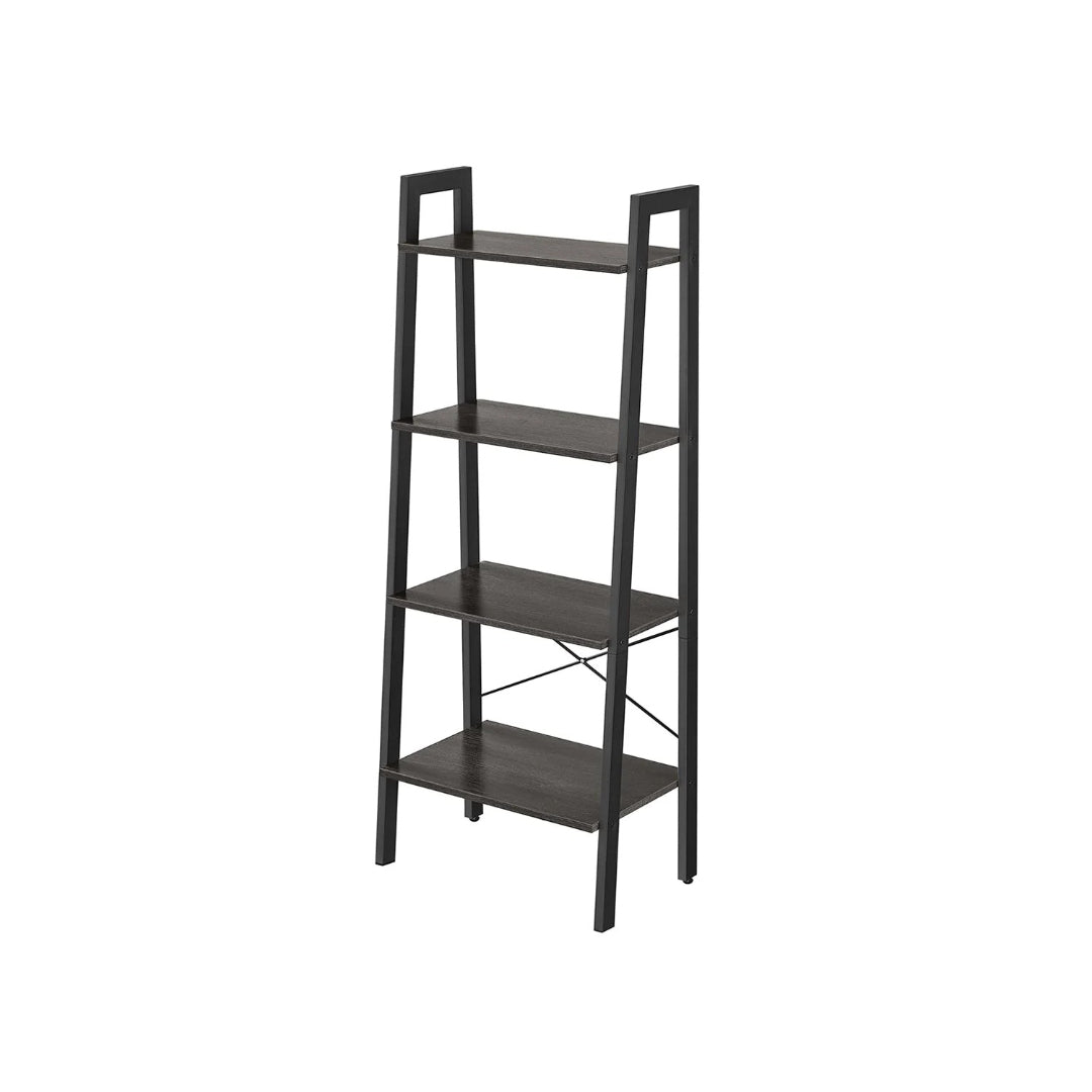 4 Tier Ladder Shelf With Steel Frame – product view 4 | Ridgefield Furniture
