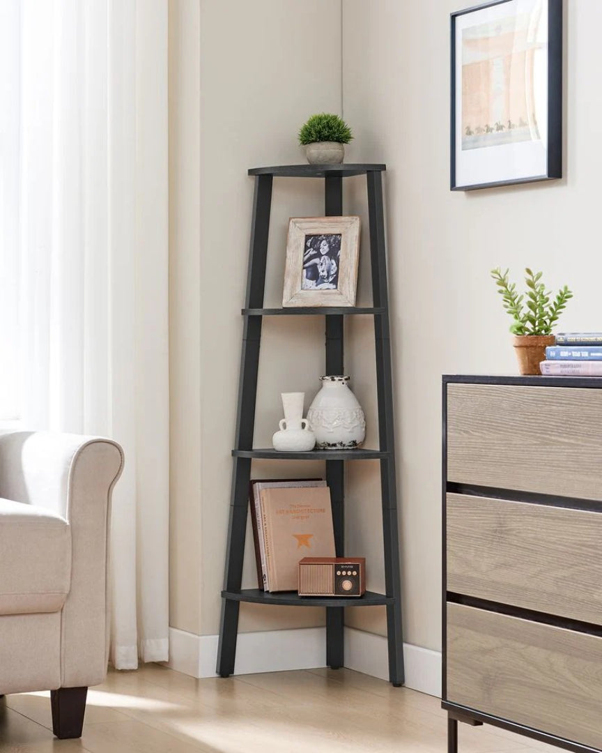 4 Tier Corner Bookshelf – product view 14 | Ridgefield Furniture
