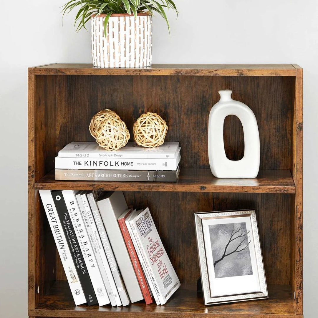 4 Tier Open Bookcase With Adjustable Storage Shelves – product view 4 | Ridgefield Furniture