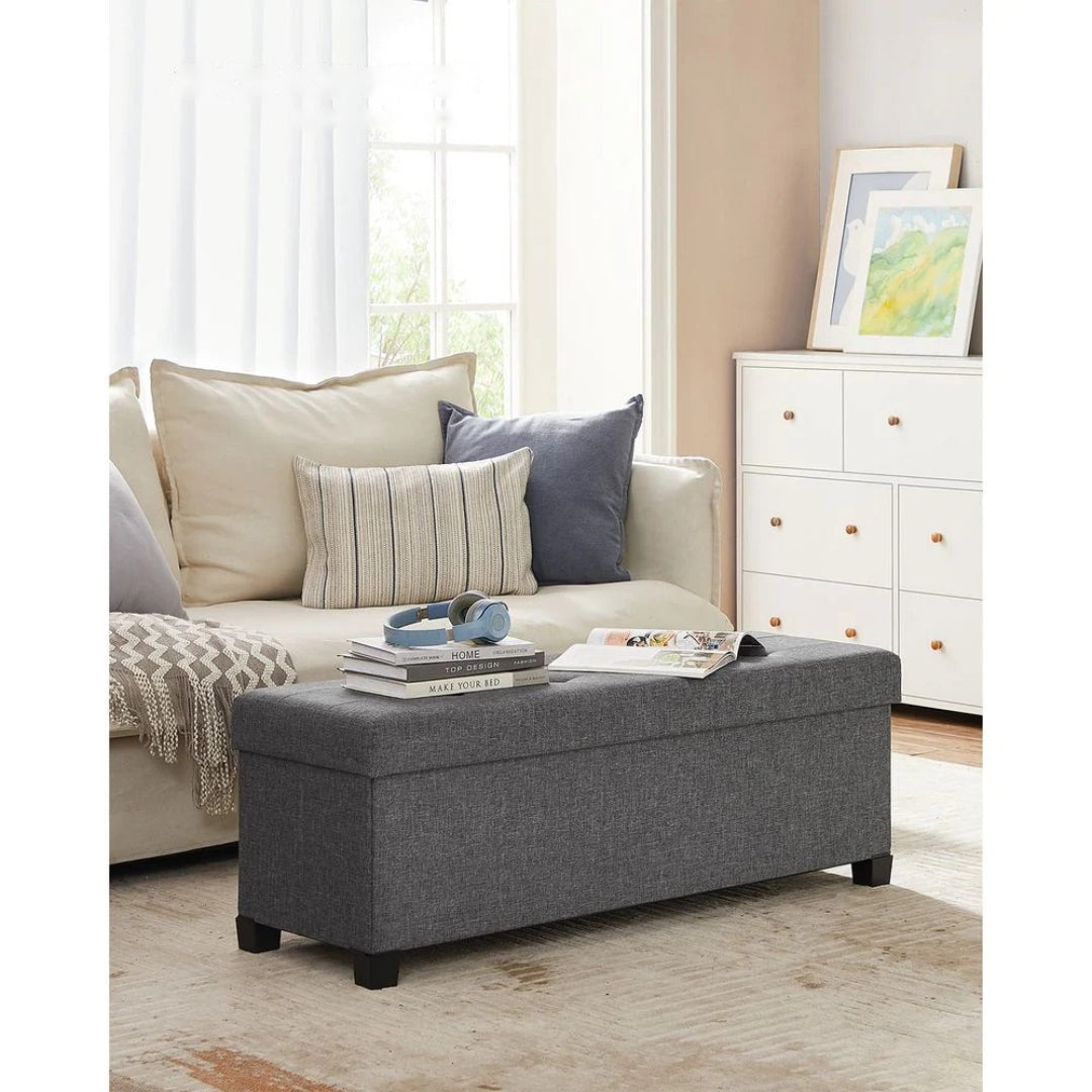 43.3 Inch Storage Ottoman Bench With Lid – product view 7 | Ridgefield Furniture
