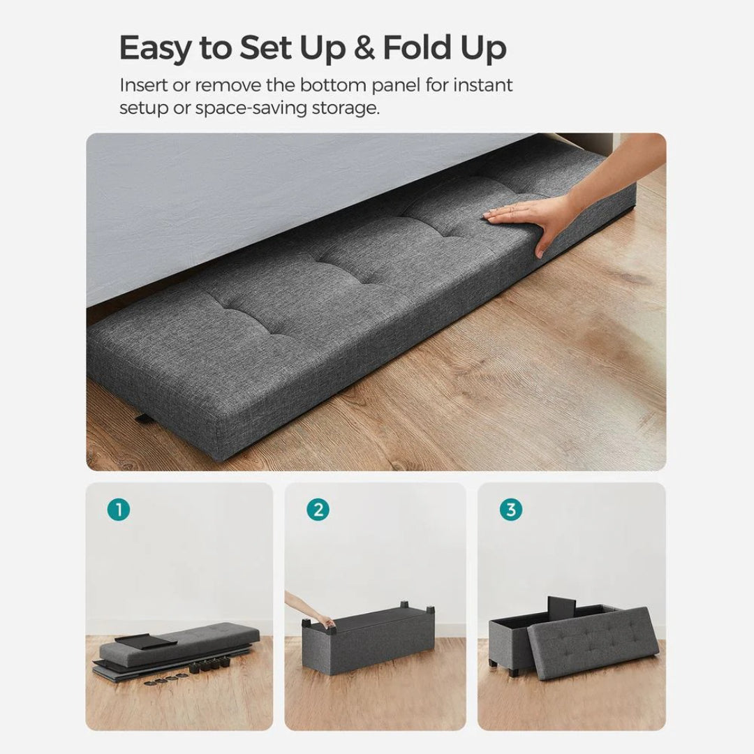 43.3 Inch Storage Ottoman Bench With Lid – product view 10 | Ridgefield Furniture