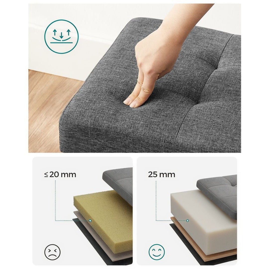 43.3 Inch Storage Ottoman Bench With Lid – product view 11 | Ridgefield Furniture