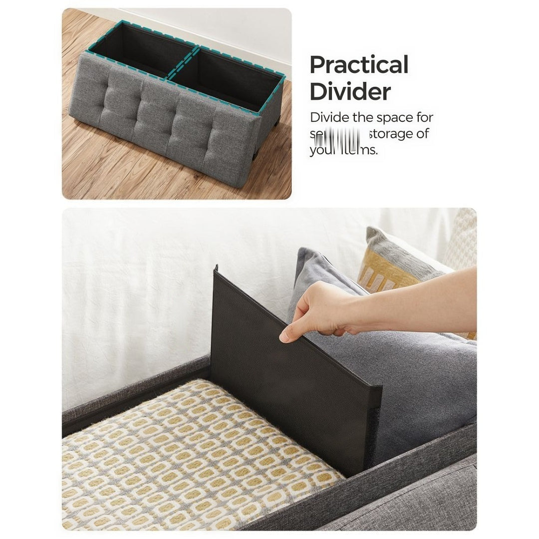 43.3 Inch Storage Ottoman Bench With Lid – product view 13 | Ridgefield Furniture