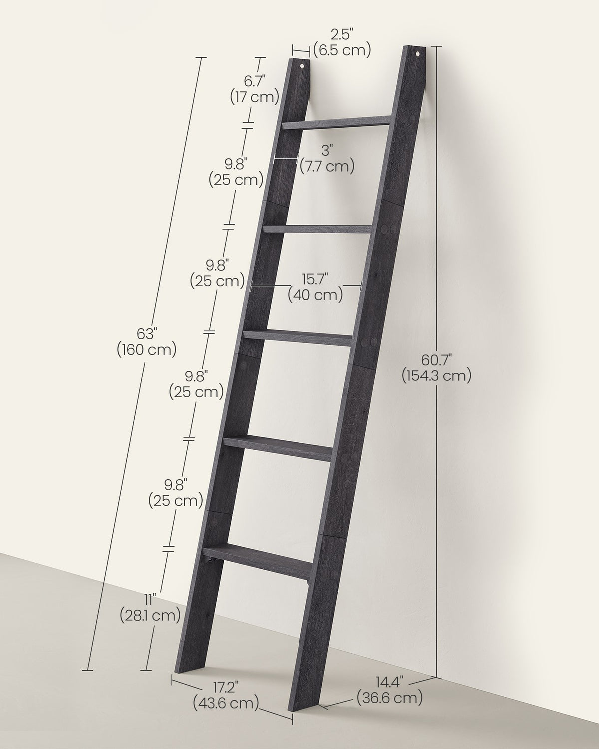 5-Tier Blanket Ladder Shelf - product photo 20