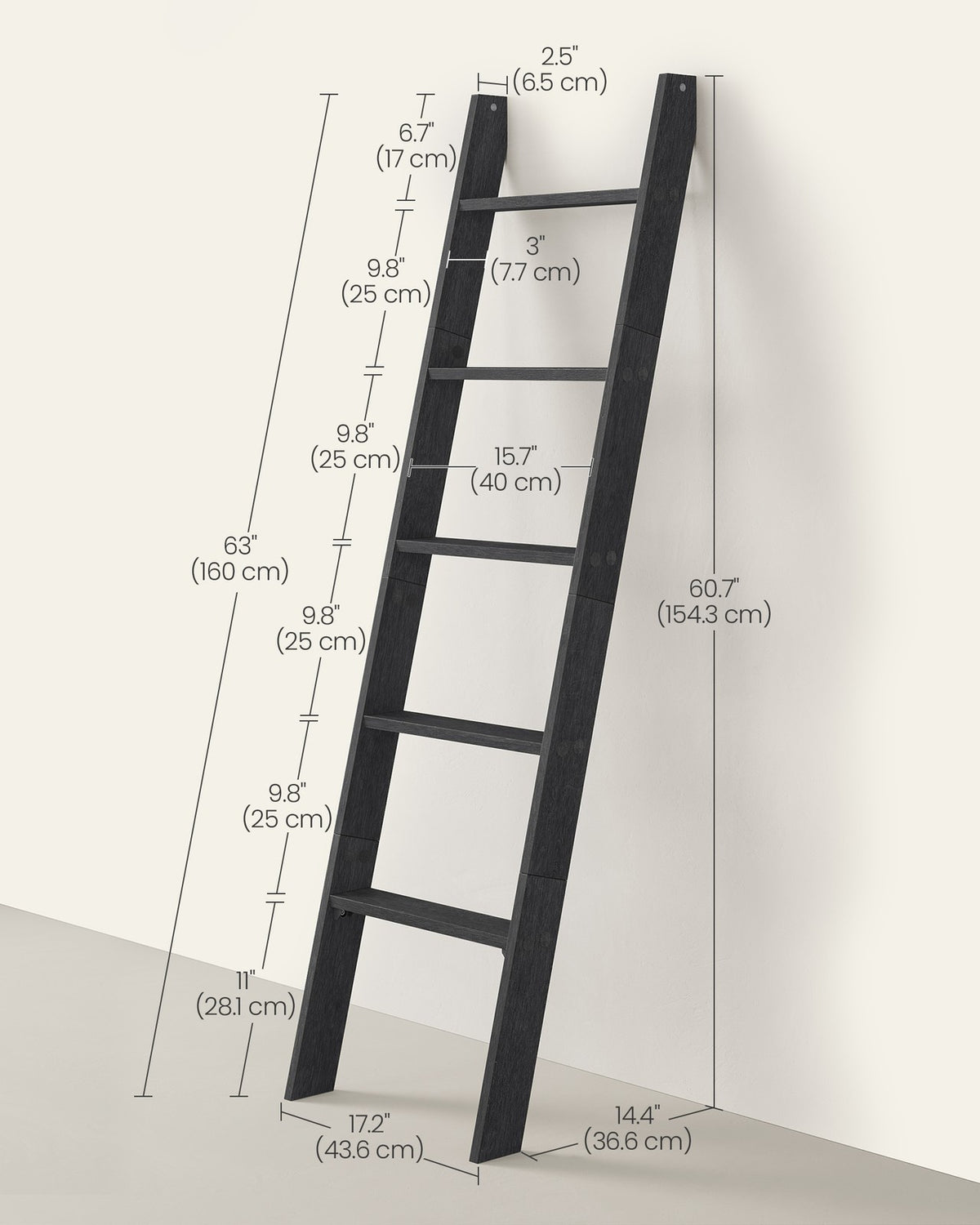 5-Tier Blanket Ladder Shelf - product photo 26
