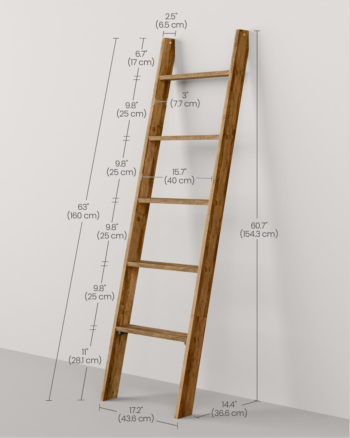 5-Tier Blanket Ladder Shelf - product photo 32