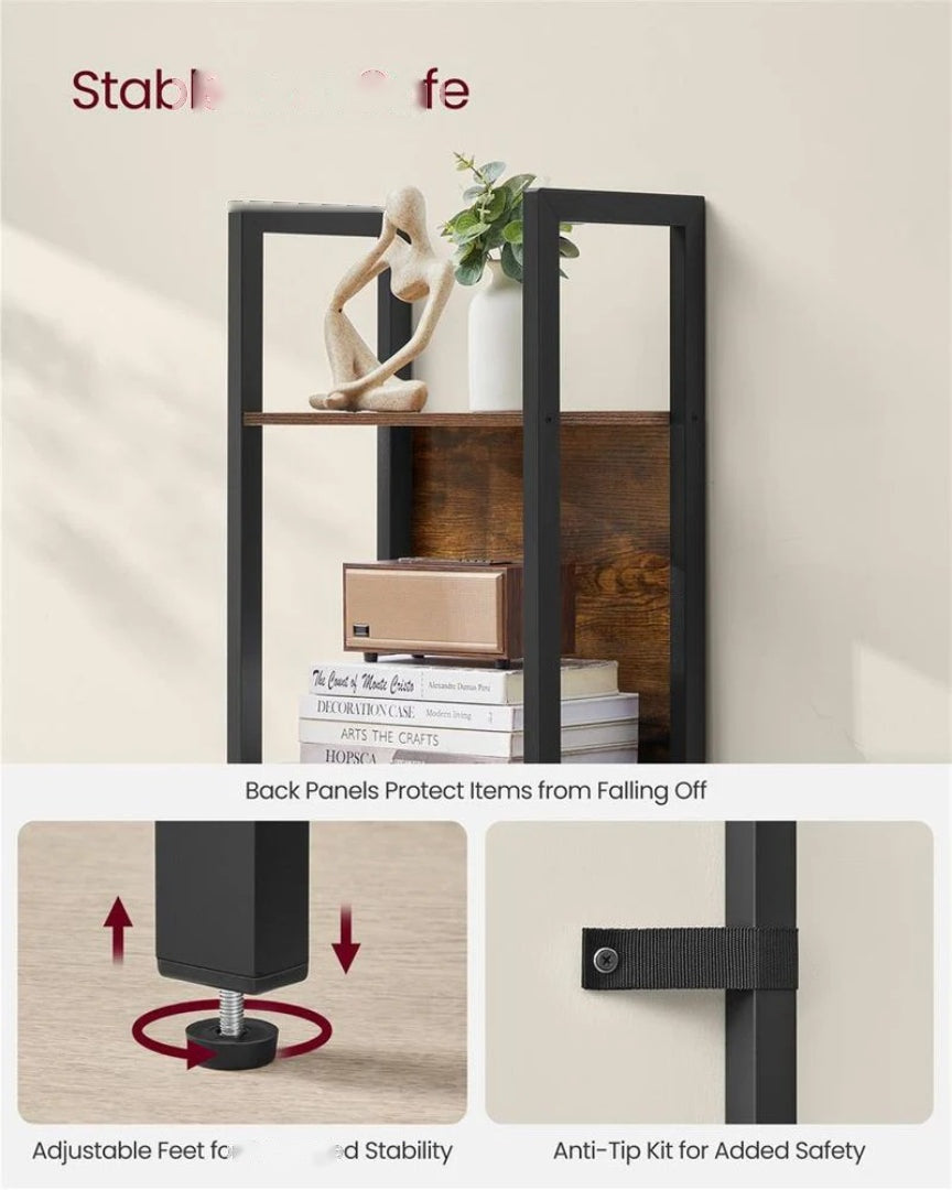 5 Tier Bookshelf With Drawer – product view 5 | Ridgefield Furniture
