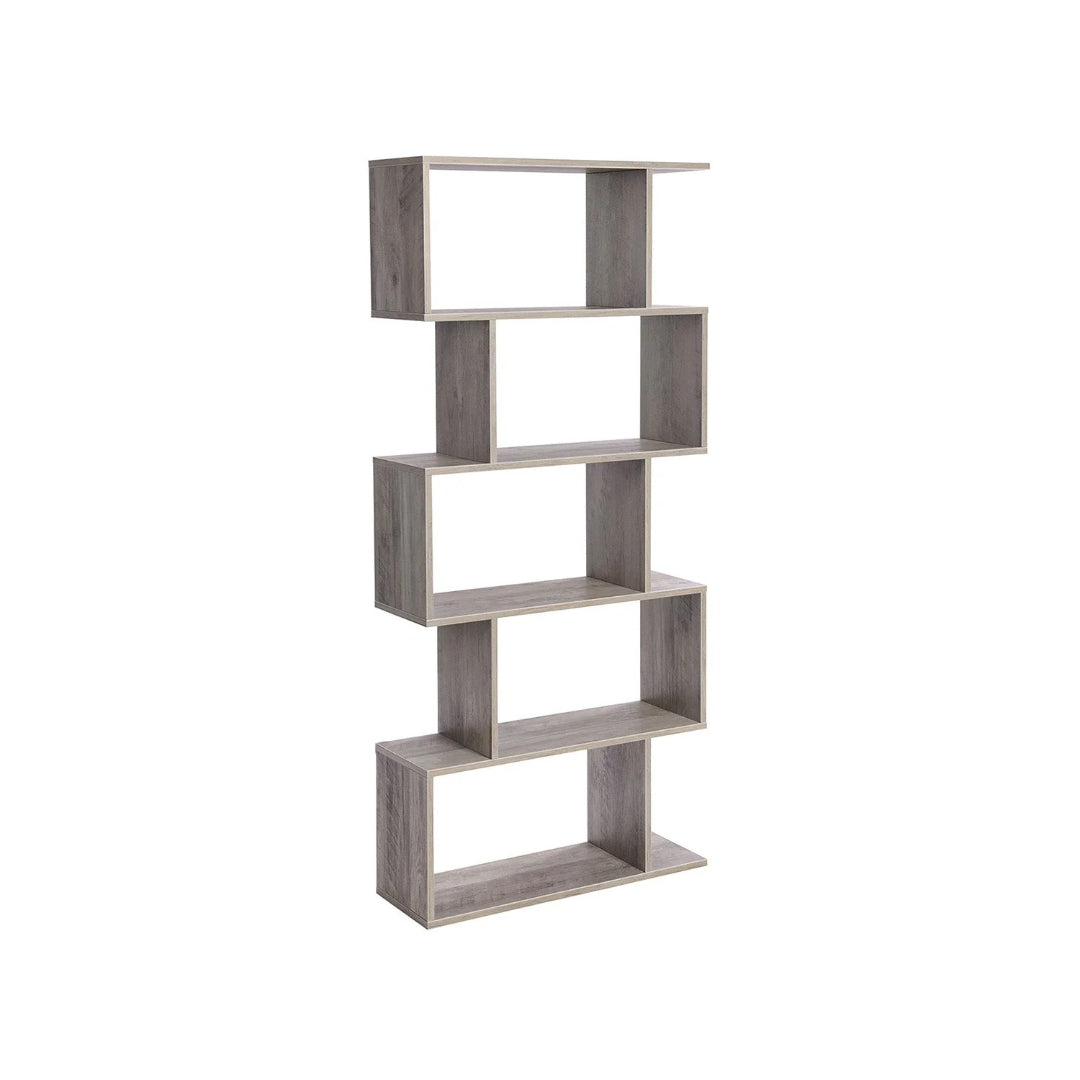 5 Tier Wooden Bookcase – product view 2 | Ridgefield Furniture
