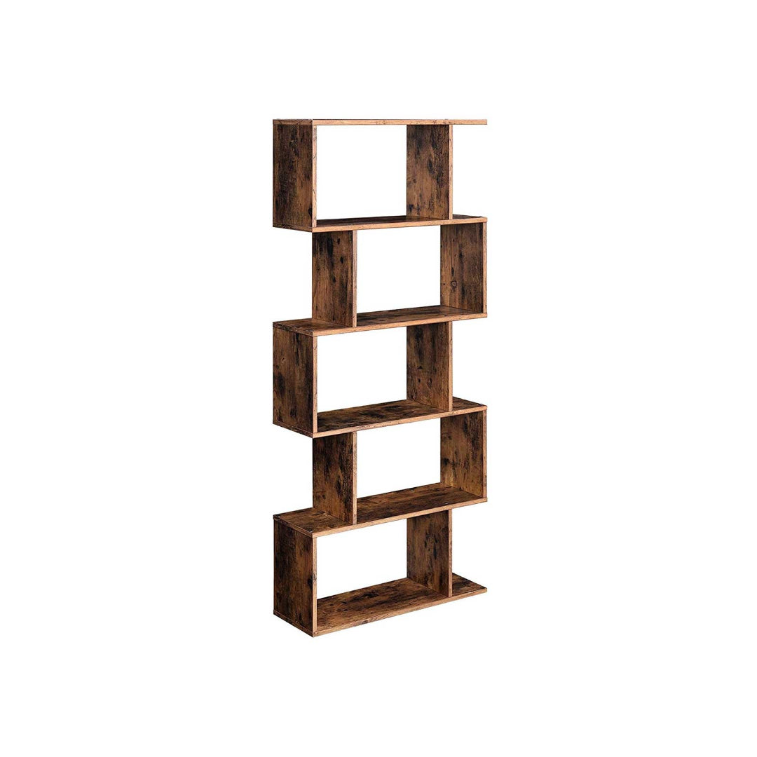 5 Tier Wooden Bookcase – product view 3 | Ridgefield Furniture