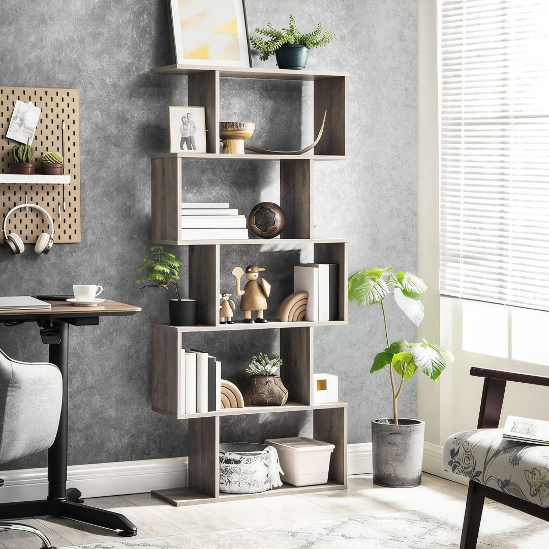 5 Tier Wooden Bookcase – product view 12 | Ridgefield Furniture