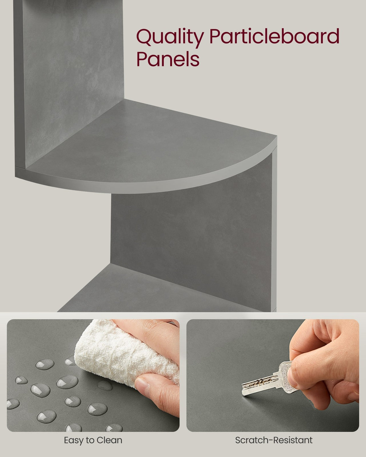 5-Tier Floating Wall Shelf - product photo 06