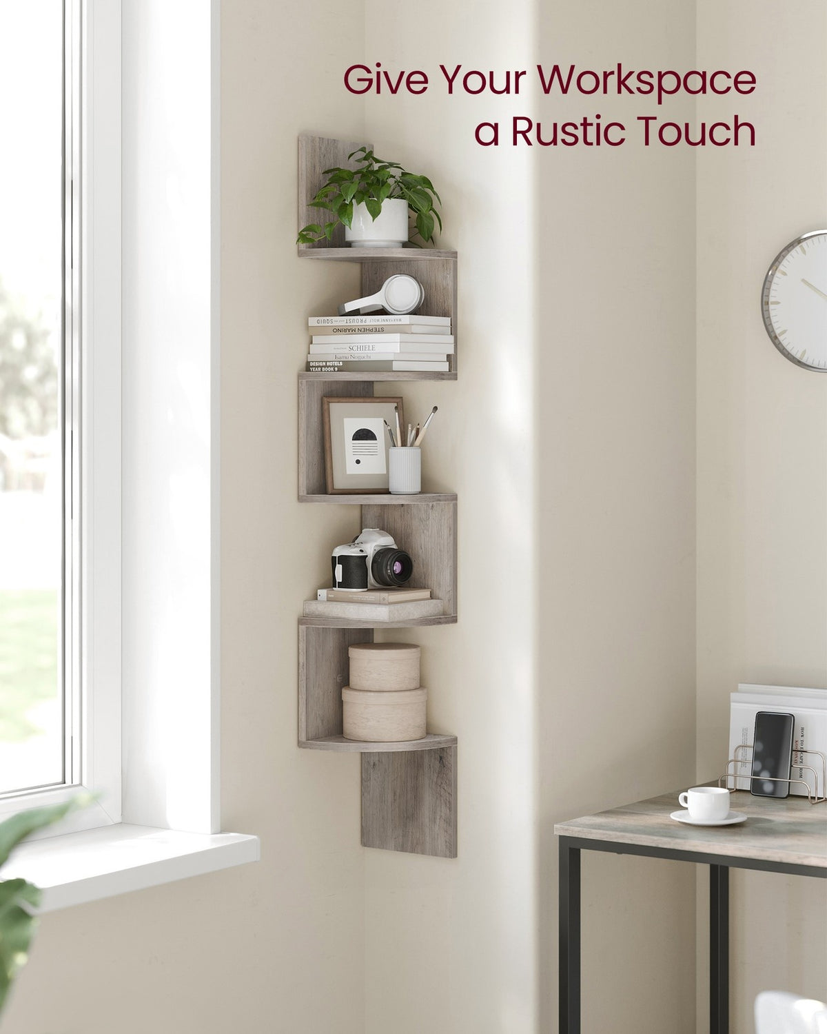 5-Tier Floating Wall Shelf - product photo 16