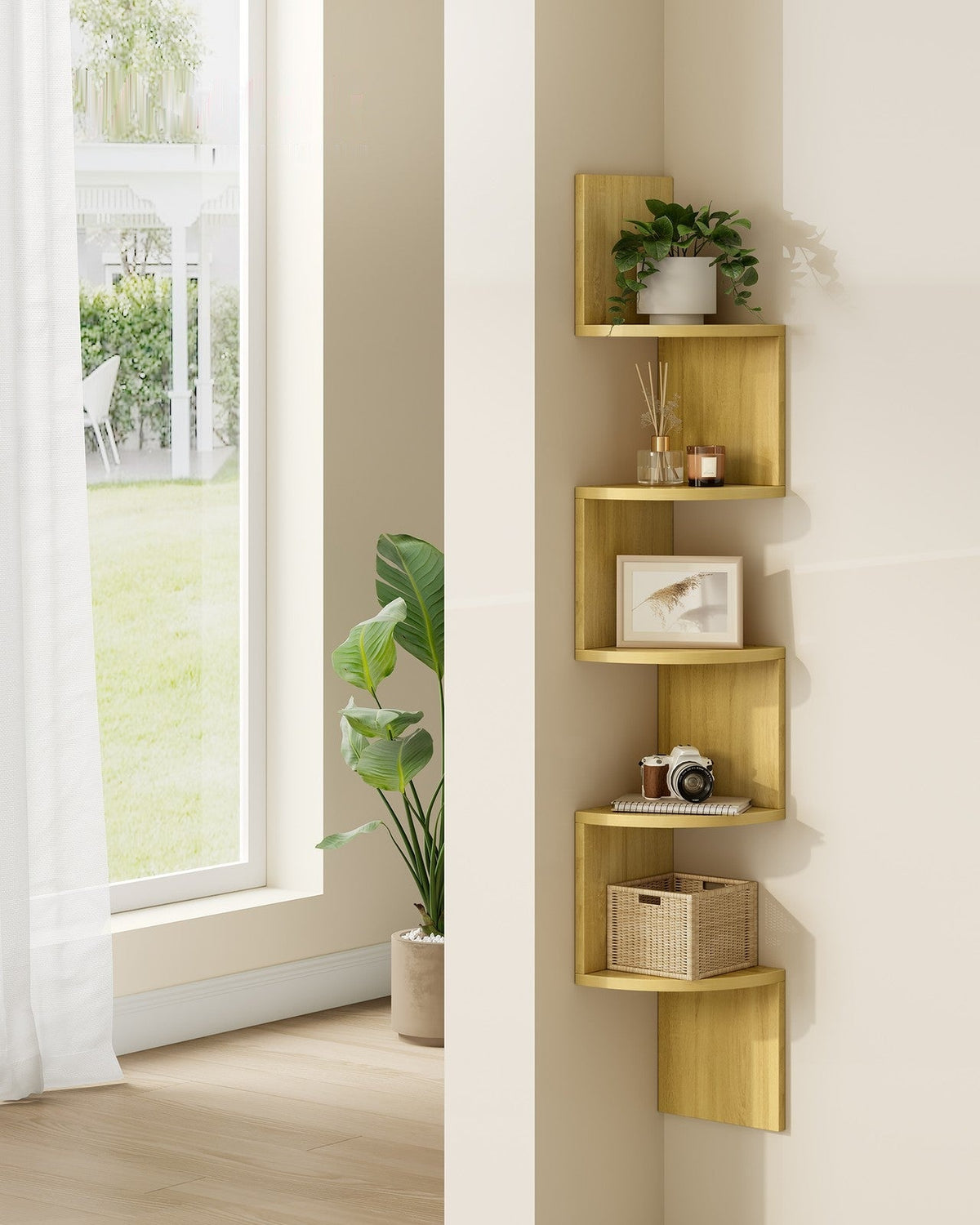 5-Tier Floating Wall Shelf - product photo 20