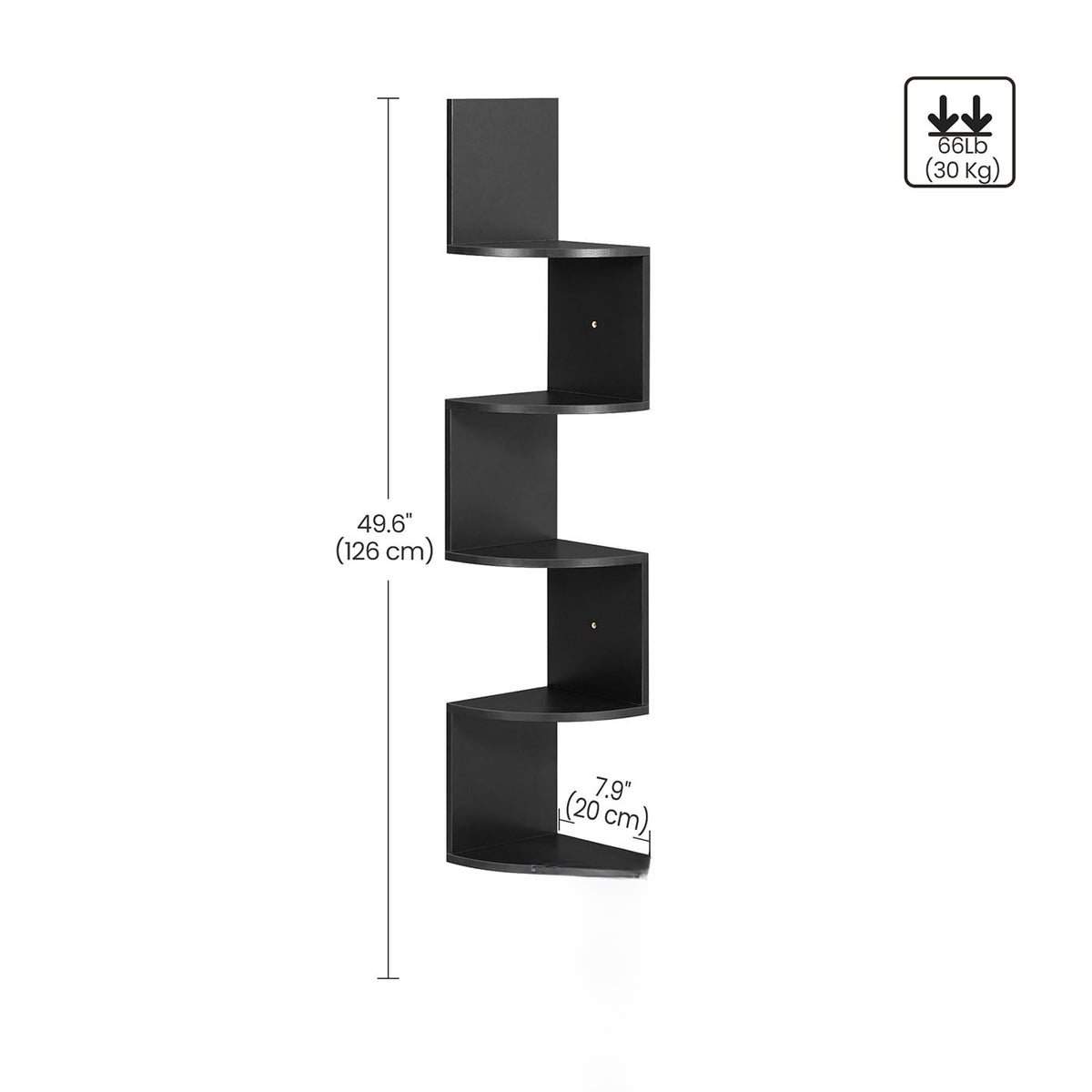 5-Tier Floating Wall Shelf - product photo 31