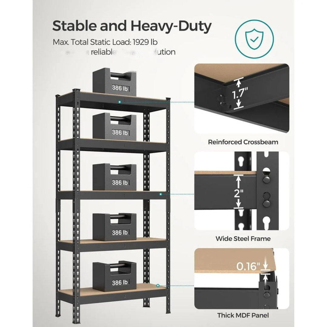 5 Tier Garage Storage Shelving Unit – product view 13 | Ridgefield Furniture