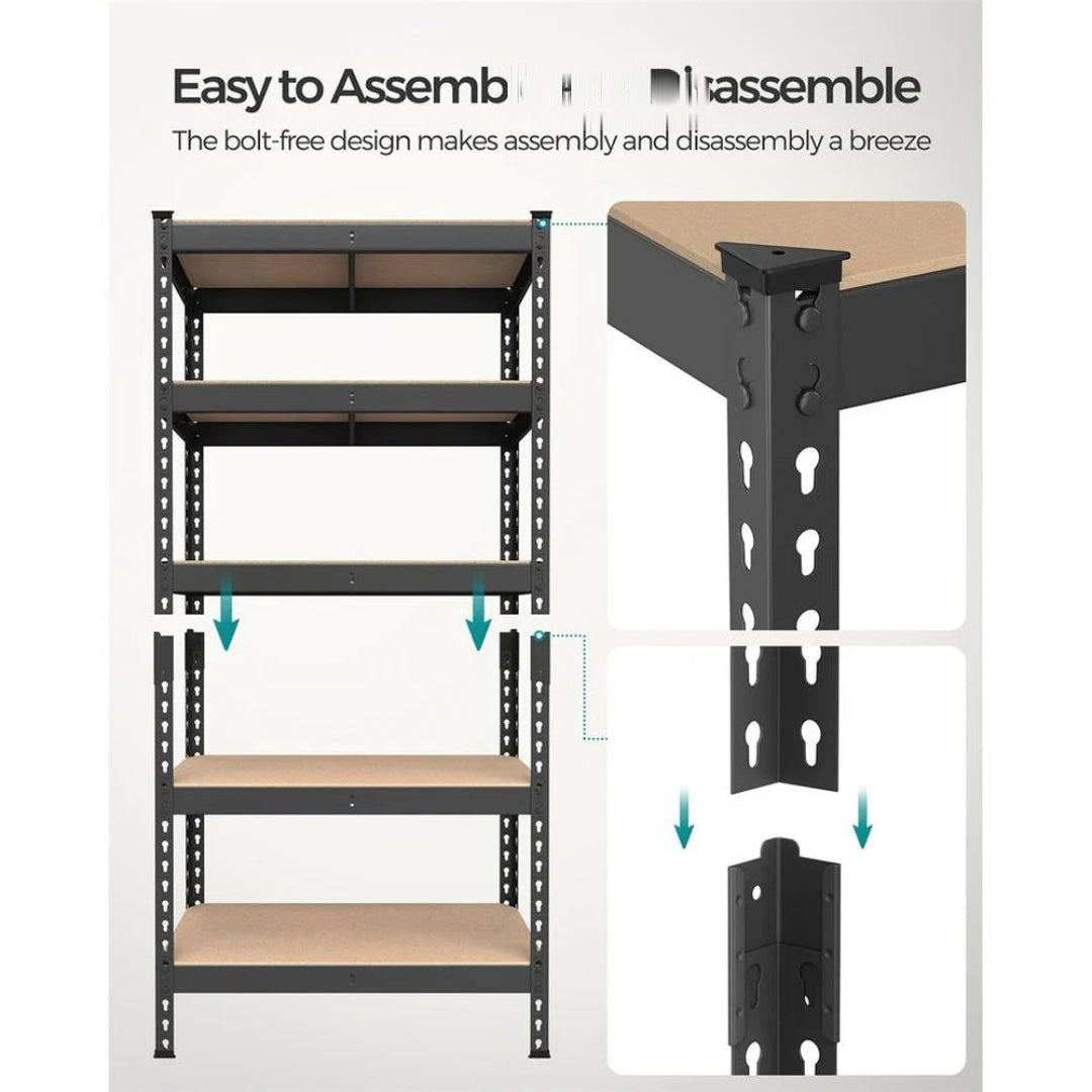 5 Tier Storage Shelves Set Of 2 – product view 10 | Ridgefield Furniture