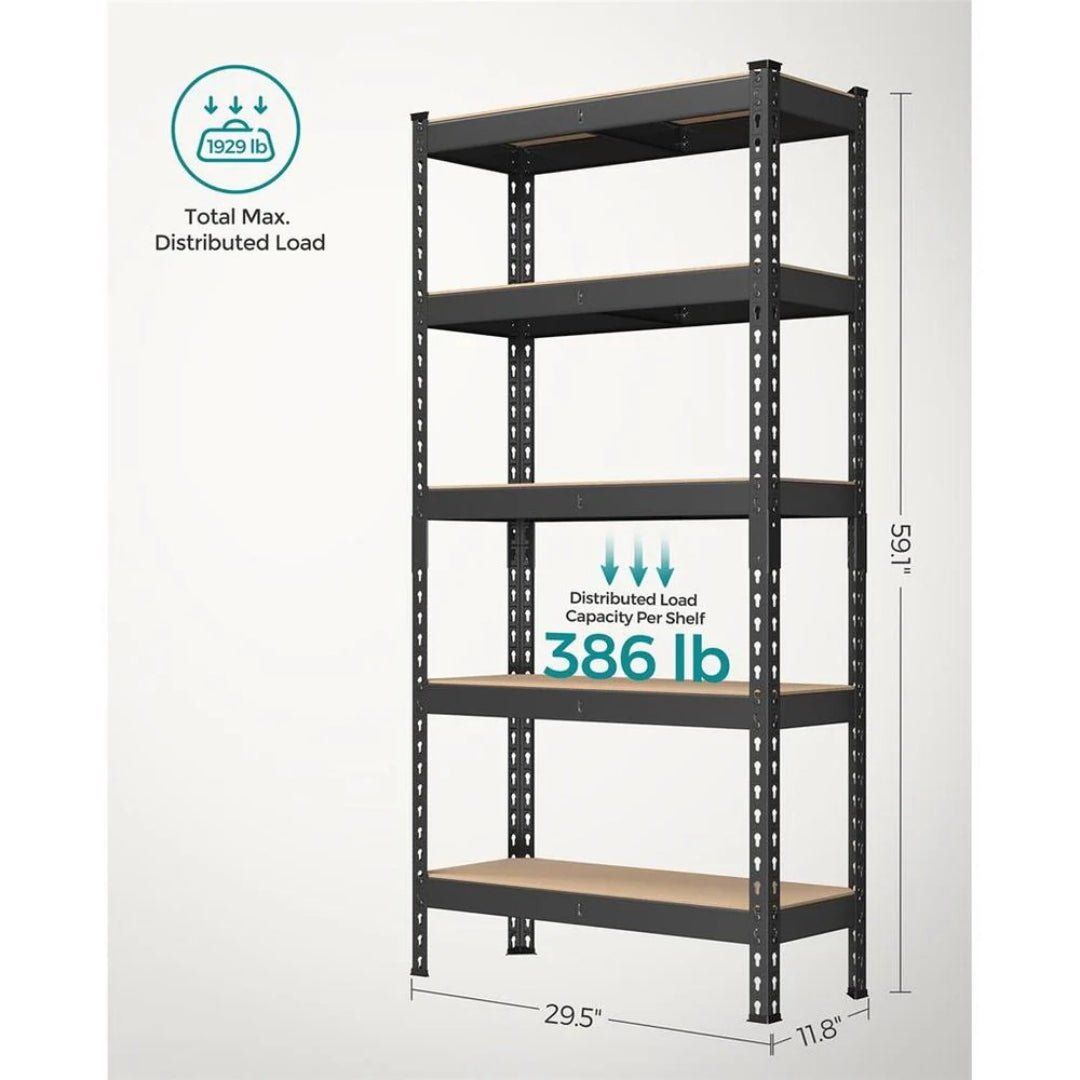 5 Tier Storage Shelves Set Of 2 – product view 14 | Ridgefield Furniture