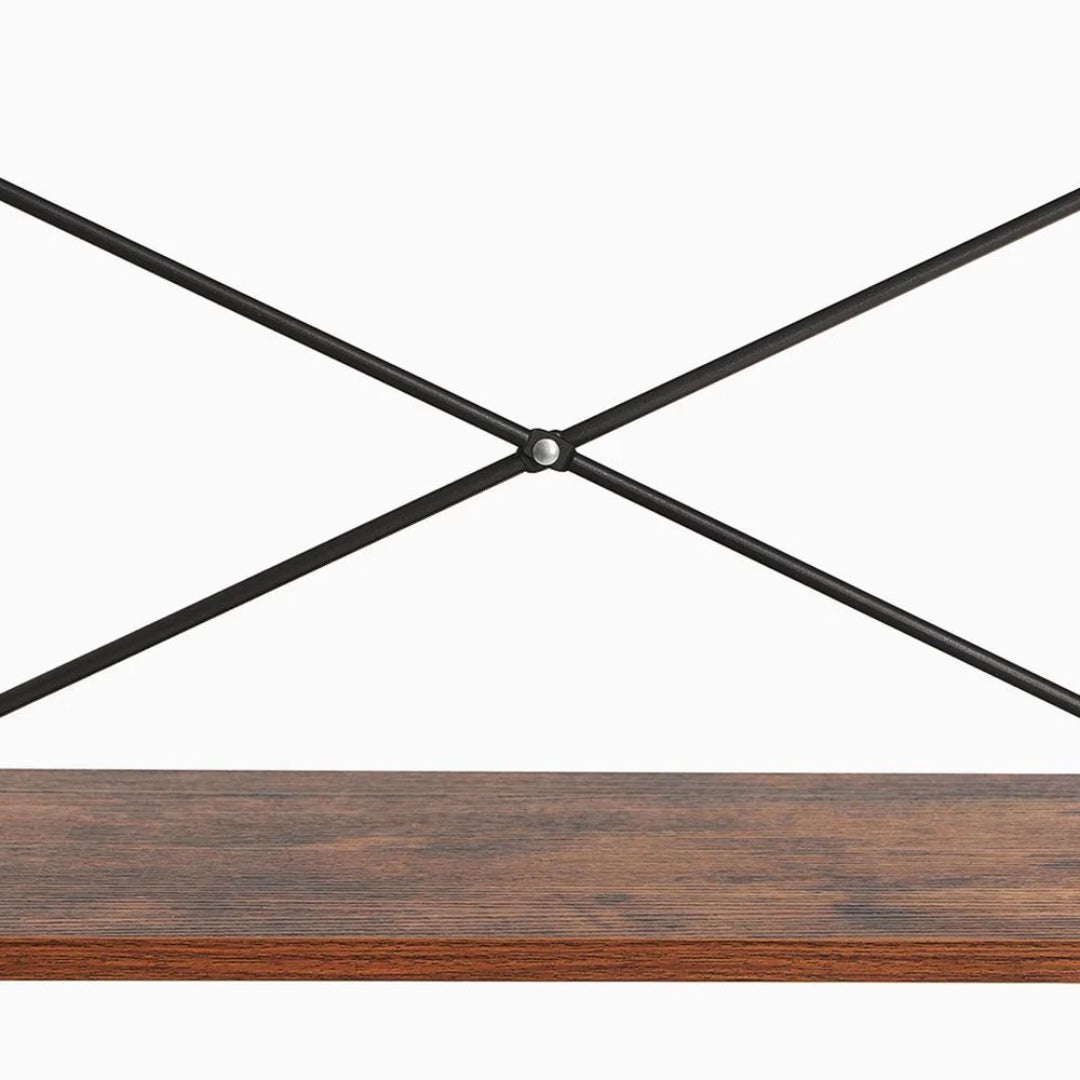 5 Tier Ladder Shelf With Steel Frame Storage Rack – product view 6 | Ridgefield Furniture