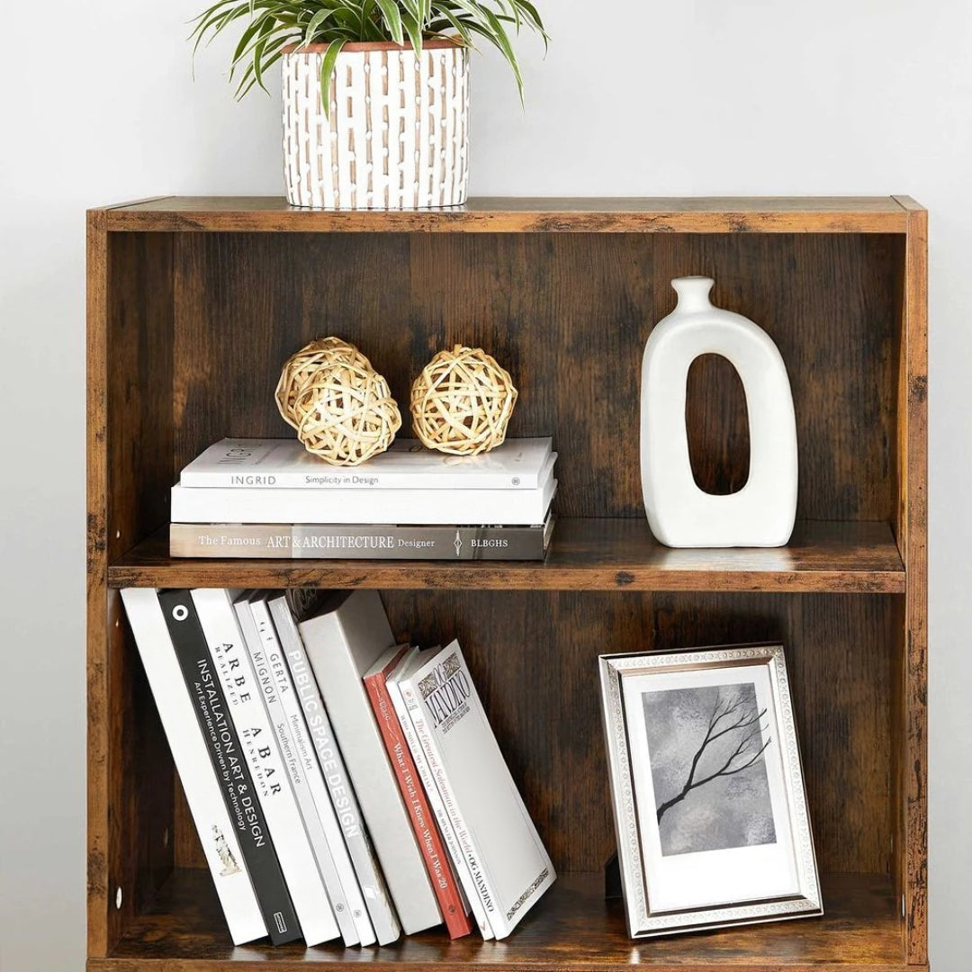 5 Tier Open Bookcase With Adjustable Storage Shelves – product view 4 | Ridgefield Furniture