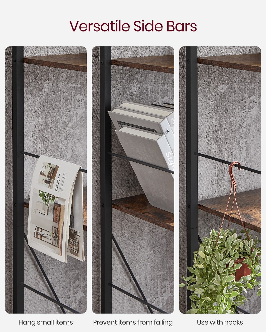 5 Tier Shelving Unit With Open Compartments - product photo 05