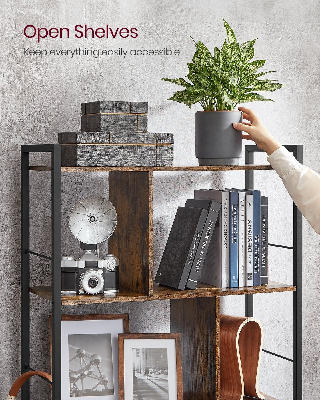 5 Tier Shelving Unit With Open Compartments - product photo 09