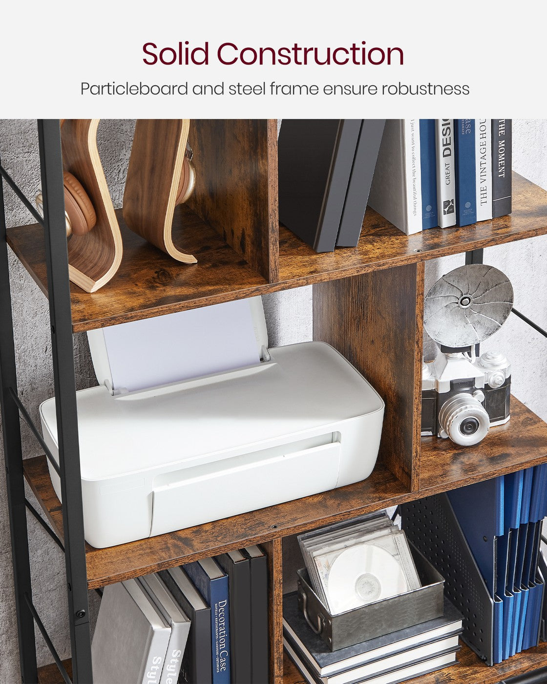 5 Tier Shelving Unit With Open Compartments - product photo 15