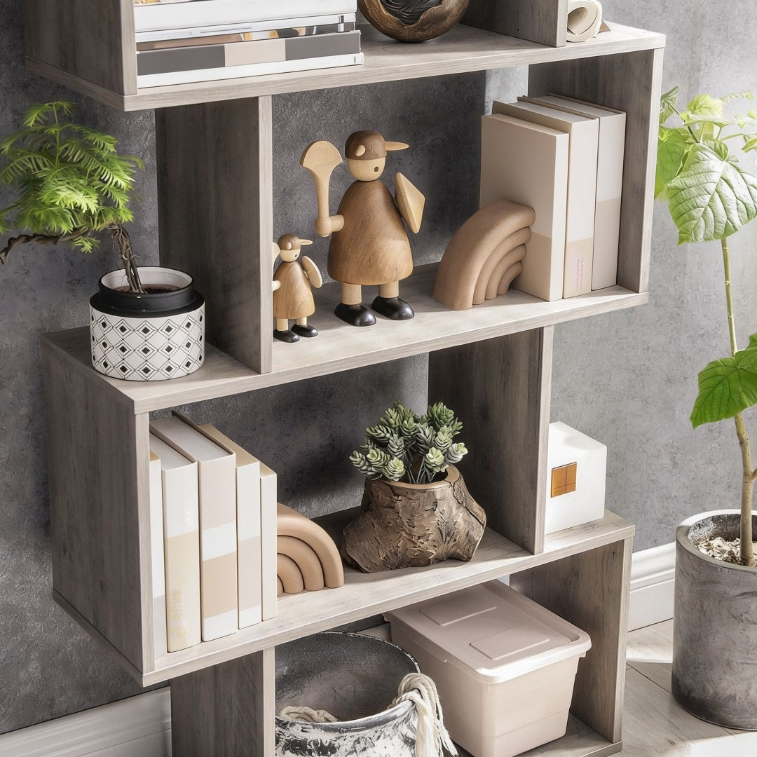 5 Tier Wooden Bookcase Storage Shelf Freestanding – product view 16 | Ridgefield Furniture