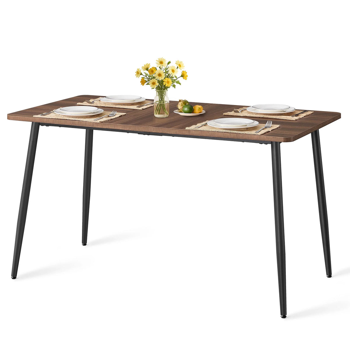 55.1" Dining Table For 4-6 People, Modern Kitchen Table - UKDT100K02V2