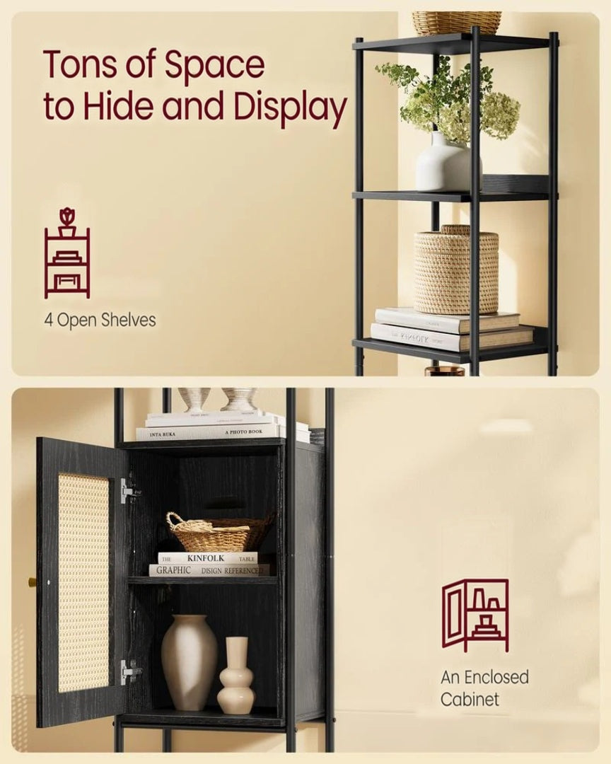 6 Tier Bookcase With Door – product view 6 | Ridgefield Furniture