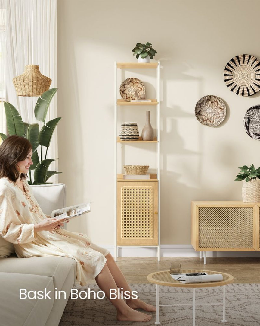 6 Tier Bookcase With Door – product view 11 | Ridgefield Furniture