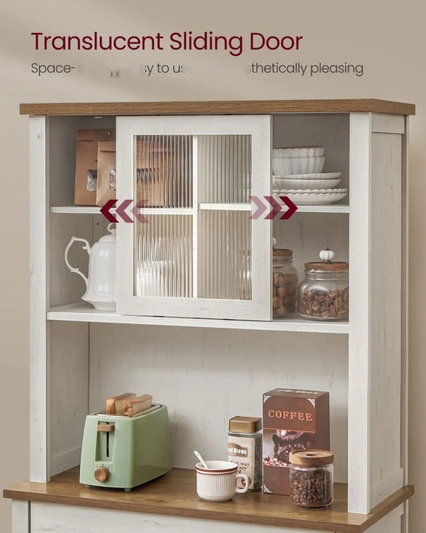 71-Inch Pantry Cabinet with Lights and Charging Station – product view 15 | Ridgefield Furniture