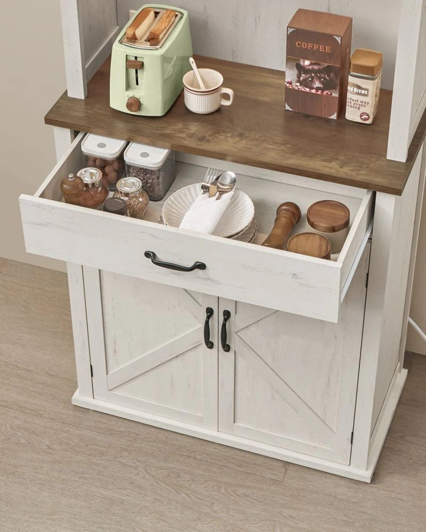 71-Inch Pantry Cabinet with Lights and Charging Station – product view 16 | Ridgefield Furniture