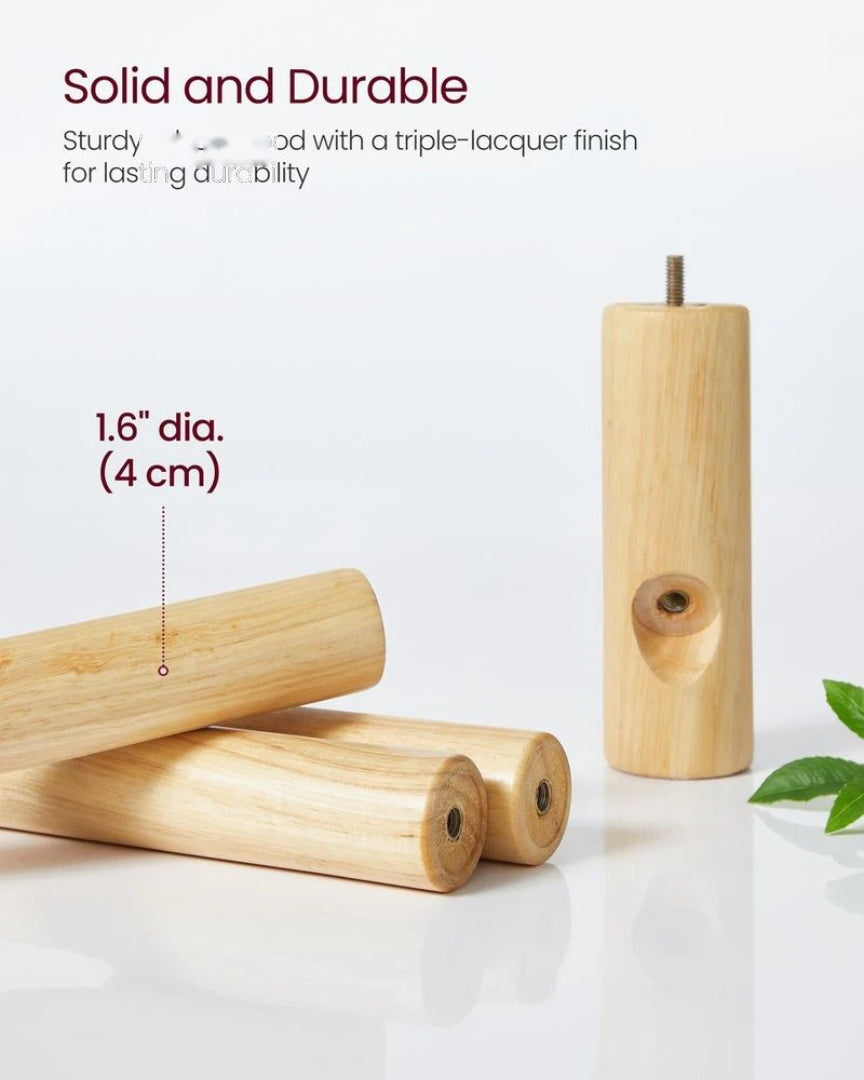 Solid Wood Coat Rack With 8 Hooks – product view 12 | Ridgefield Furniture