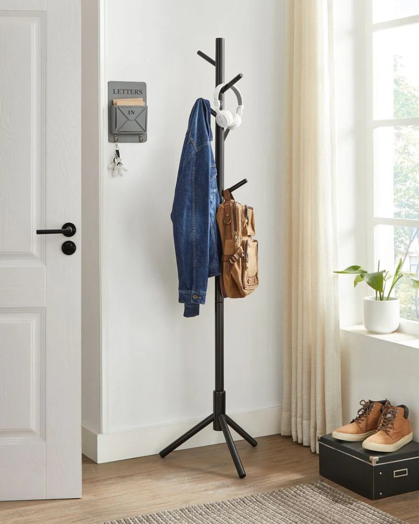 Solid Wood Coat Rack With 8 Hooks – product view 15 | Ridgefield Furniture