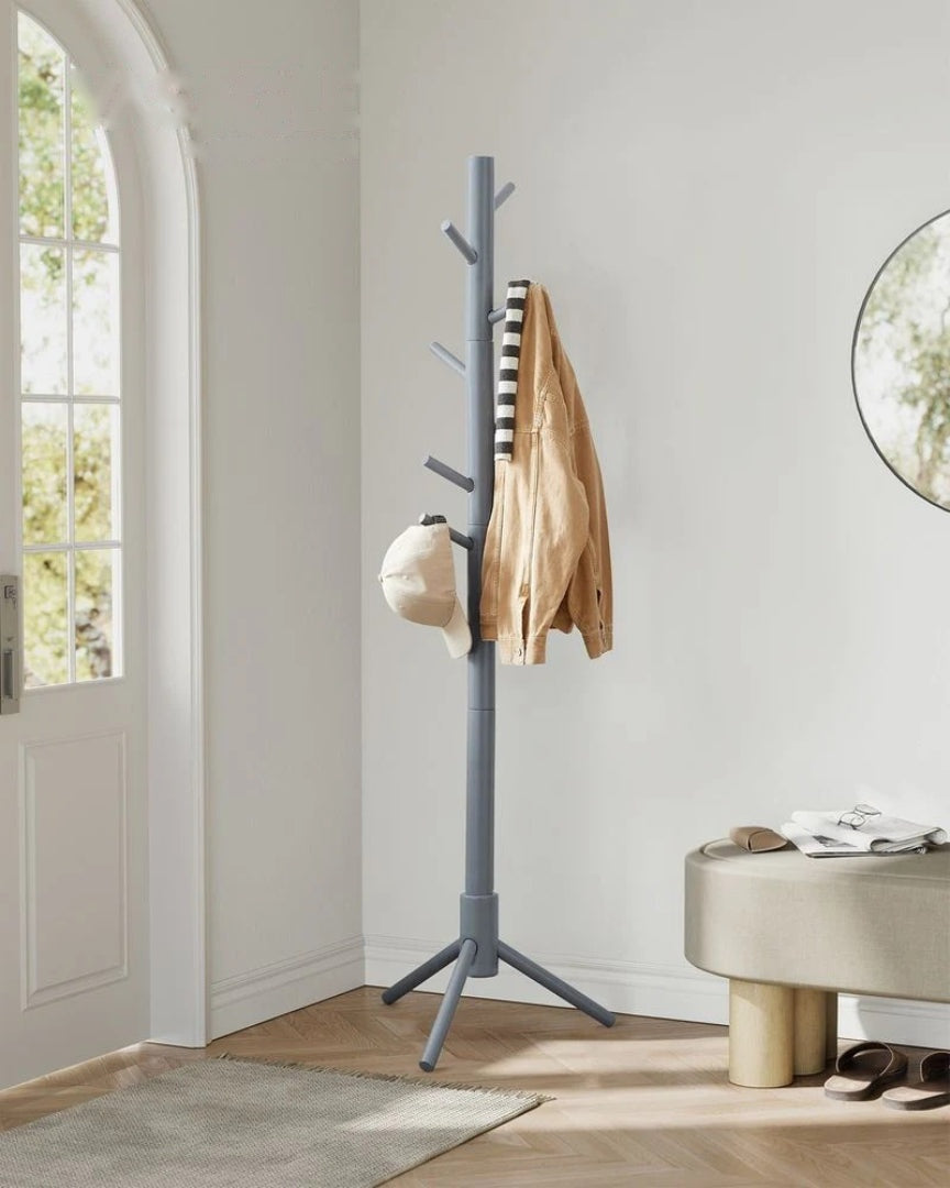 Solid Wood Coat Rack With 8 Hooks – product view 17 | Ridgefield Furniture