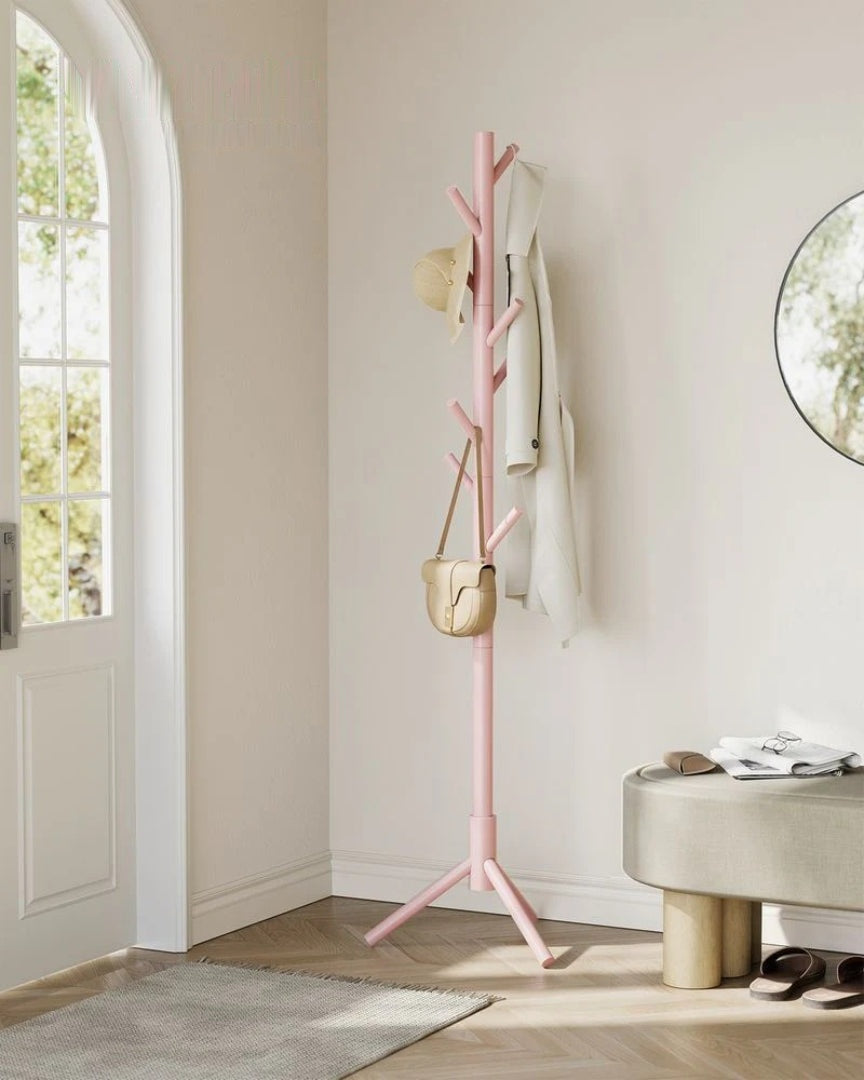 Solid Wood Coat Rack With 8 Hooks – product view 19 | Ridgefield Furniture