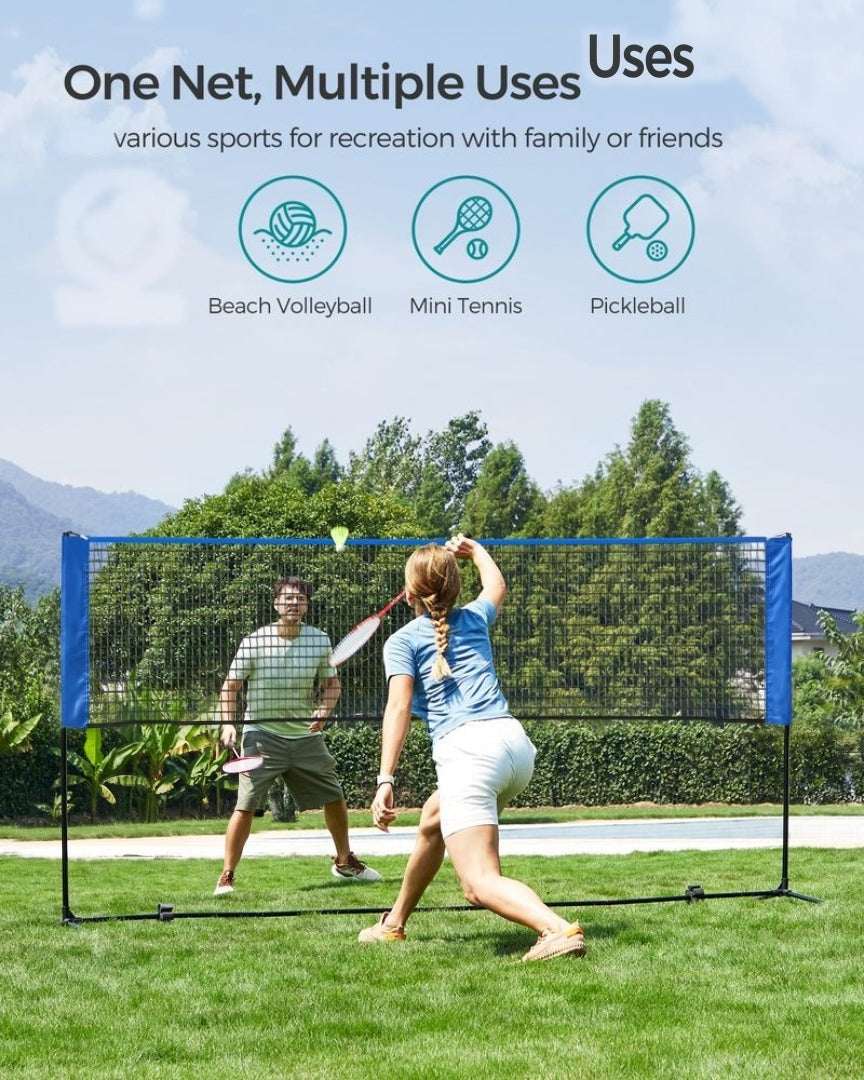 Badminton Net Portable Adjustable Height 35.4-61in Set – product view 11 | Ridgefield Furniture