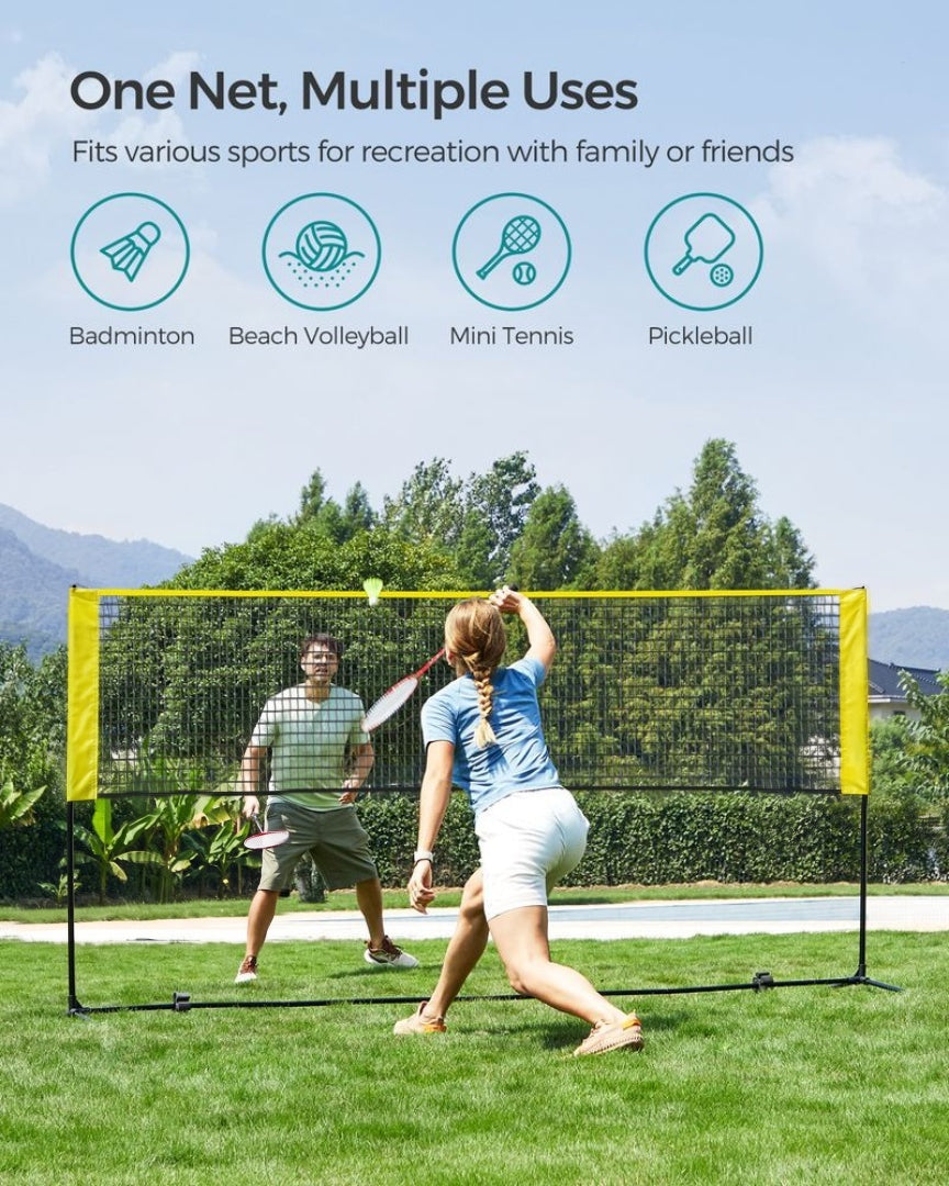 Badminton Net Portable Adjustable Height 35.4-61in Set – product view 12 | Ridgefield Furniture