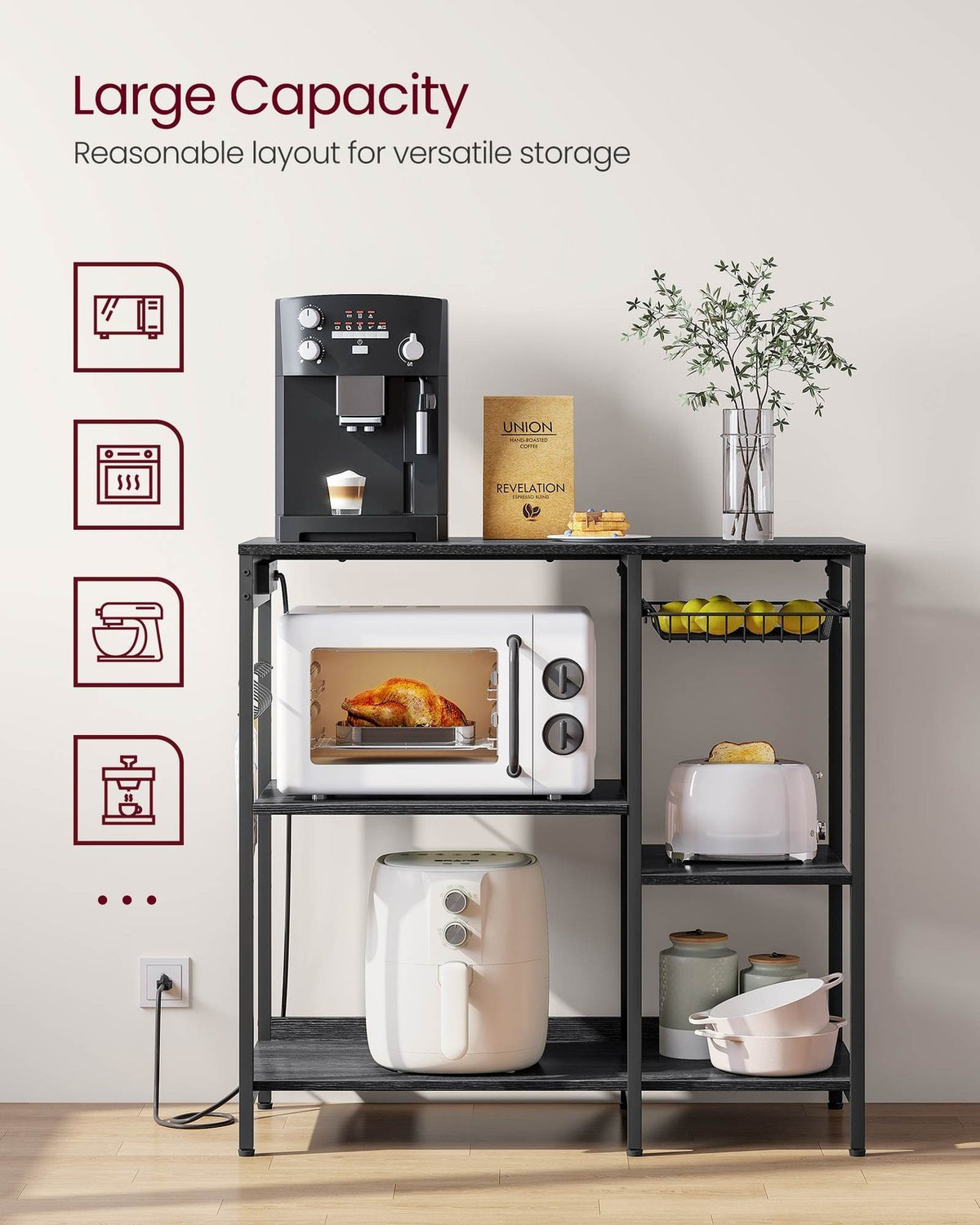 Baker's Rack With Charging Station - product photo 12