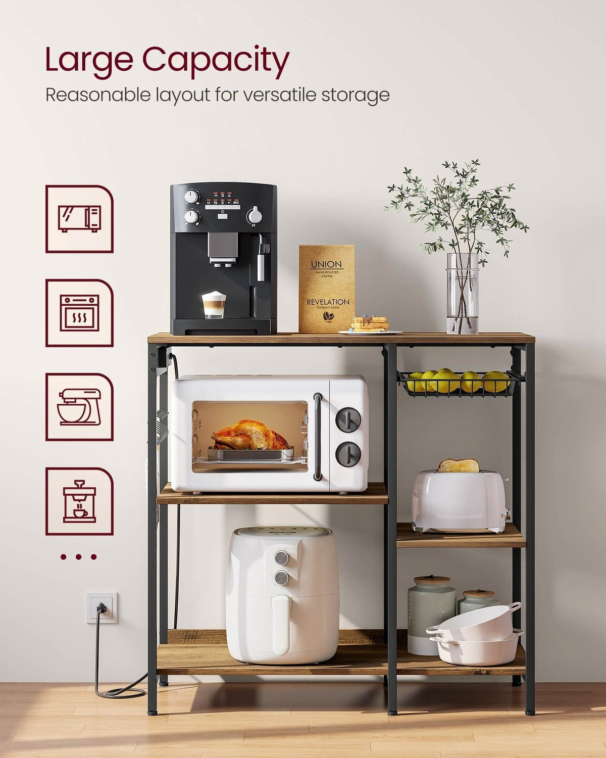 Baker's Rack With Charging Station - product photo 29