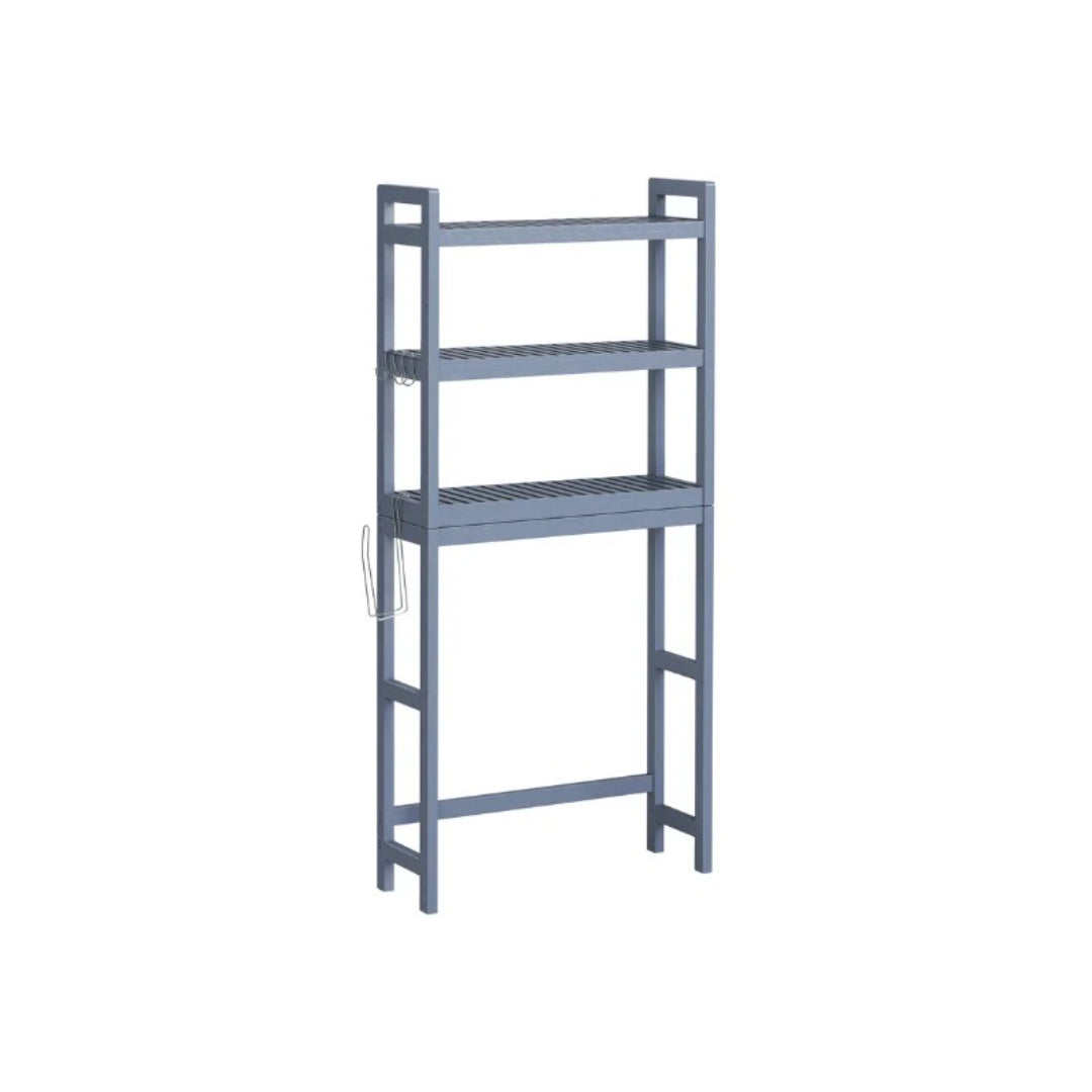 Bamboo Over Toilet Bathroom Organizer 3 Or 4 Tier Shelf – product view 3 | Ridgefield Furniture