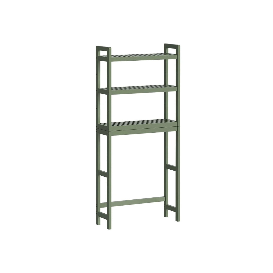 Bamboo Over Toilet Bathroom Organizer 3 Or 4 Tier Shelf – product view 4 | Ridgefield Furniture