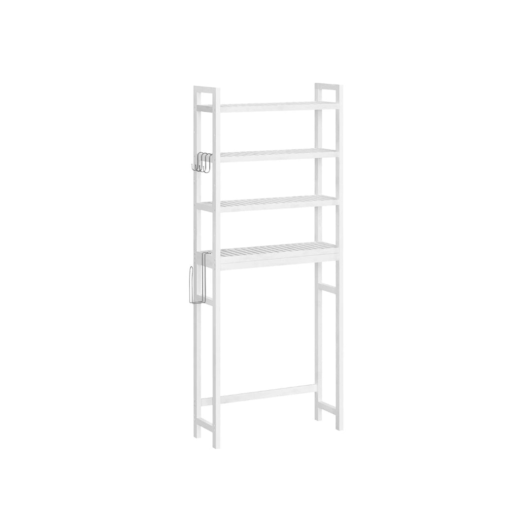 Bamboo Over Toilet Bathroom Organizer 3 Or 4 Tier Shelf – product view 8 | Ridgefield Furniture