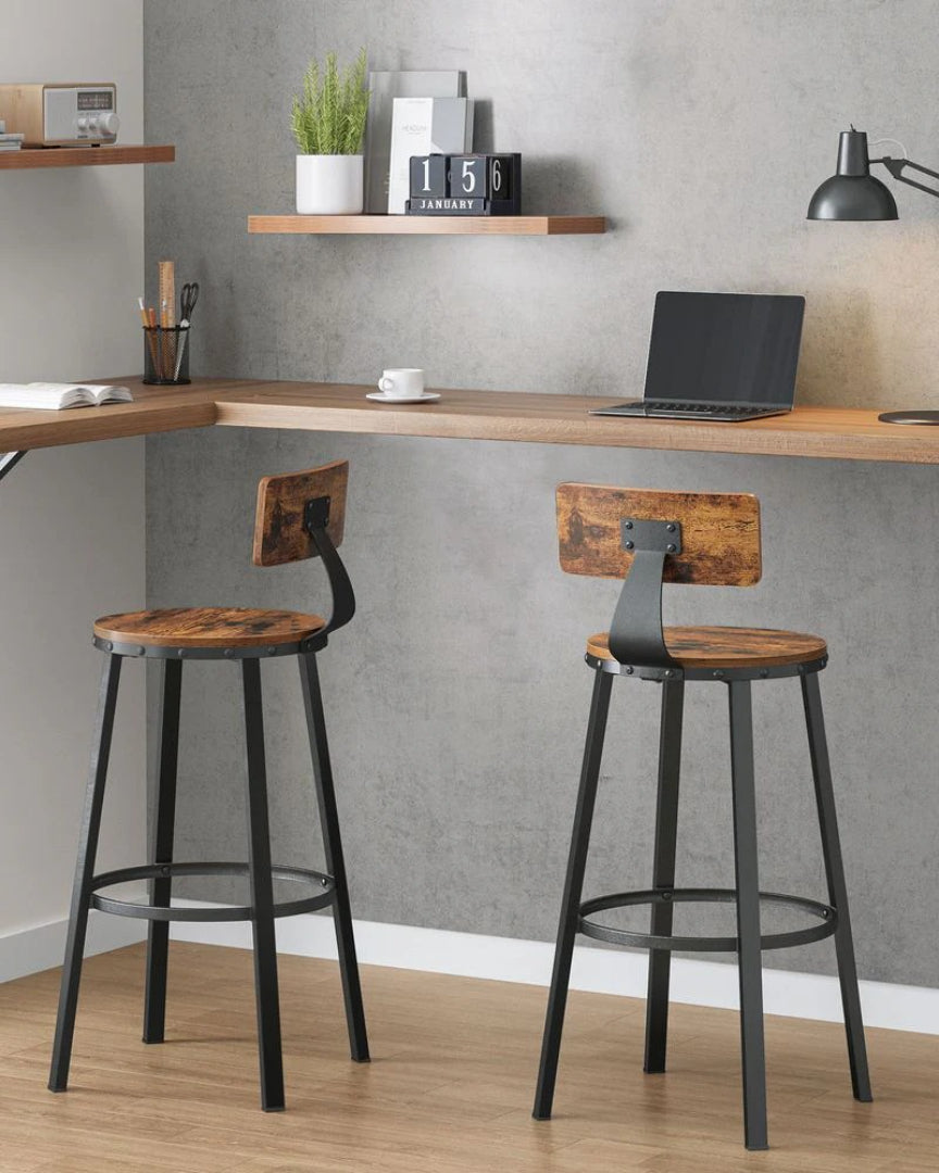 Bar Height Bar Stools with Backrest – product view 7 | Ridgefield Furniture