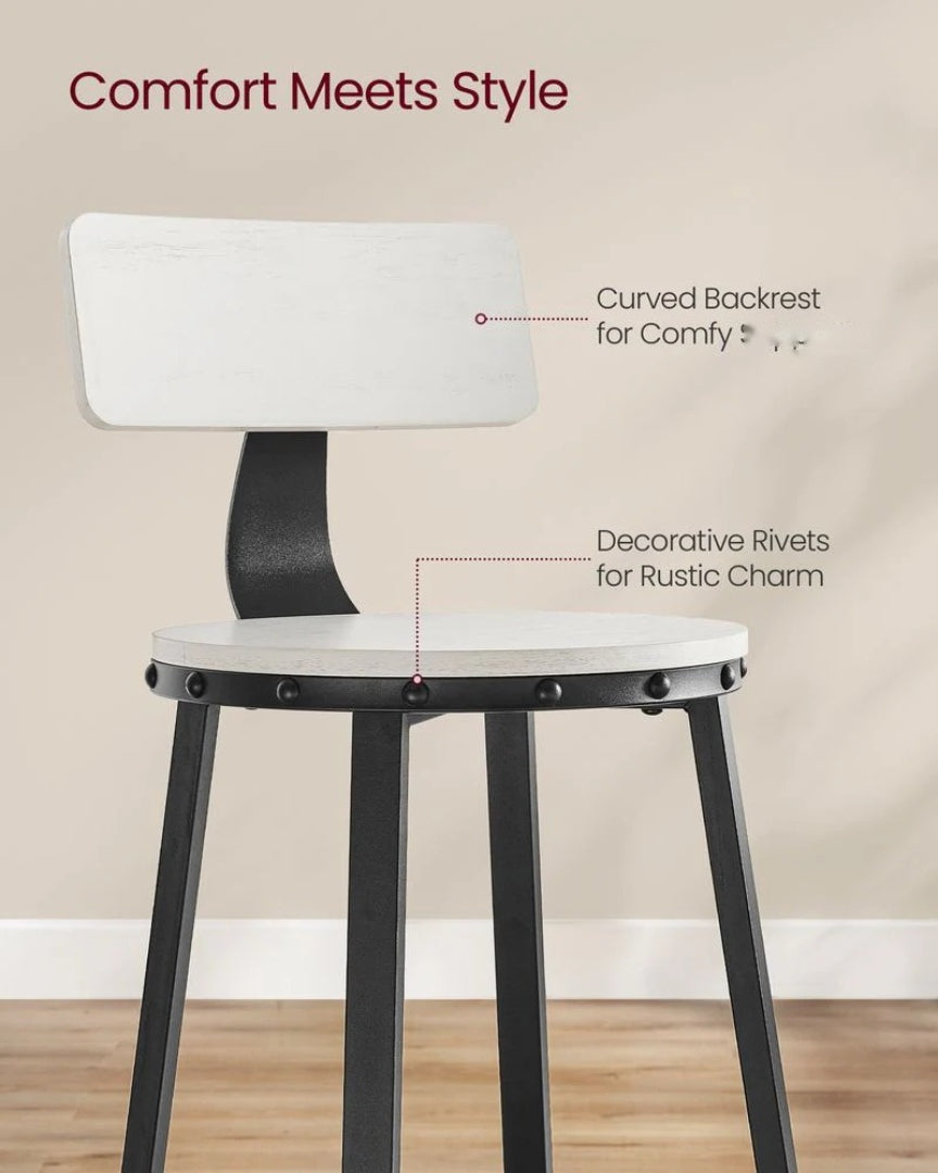 Bar Height Bar Stools with Backrest – product view 19 | Ridgefield Furniture