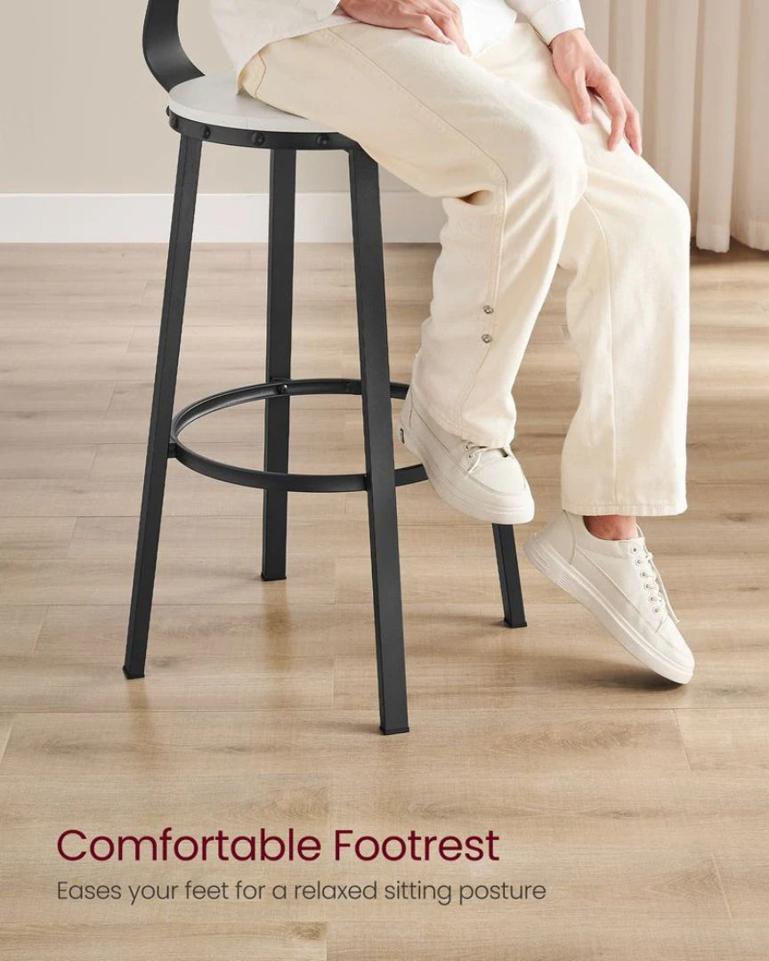 Bar Height Bar Stools with Backrest – product view 22 | Ridgefield Furniture