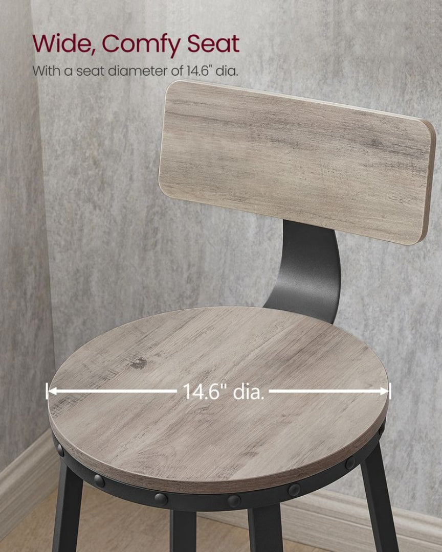 Bar Height Bar Stools with Backrest – product view 33 | Ridgefield Furniture